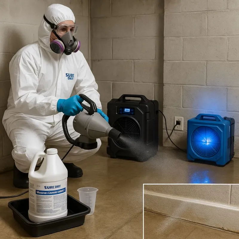 Sanitization and Odor Removal process in Orange, NJ